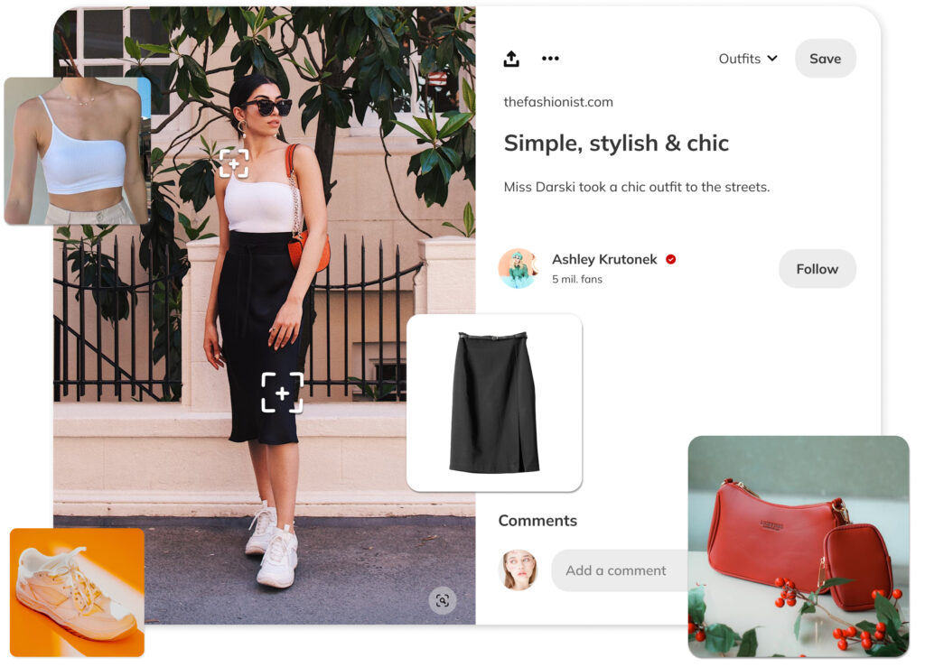 Effortlessly search your entire collection with images, or combine visual & text searches for an ideal shopping experience.